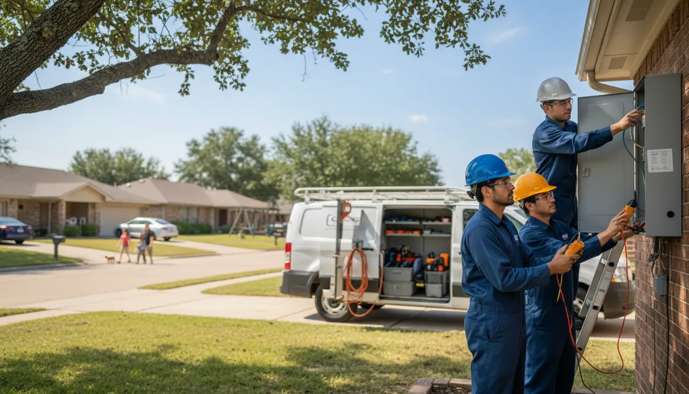 Certified electrician providing emergency electrical services in Bells, TN